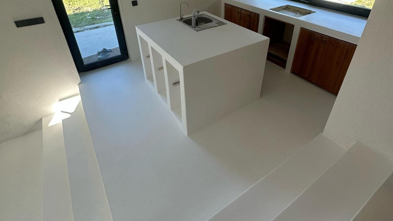 Microcement Floor Covering Installation in Istanbul