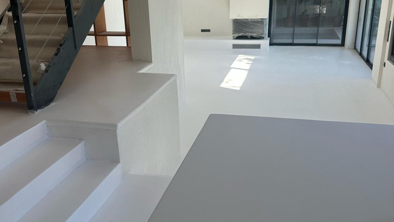 Microcement Floor Covering Installation in Istanbul