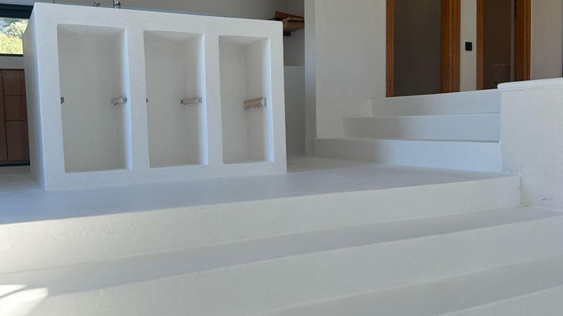 Microcement Floor Covering Installation in Istanbul