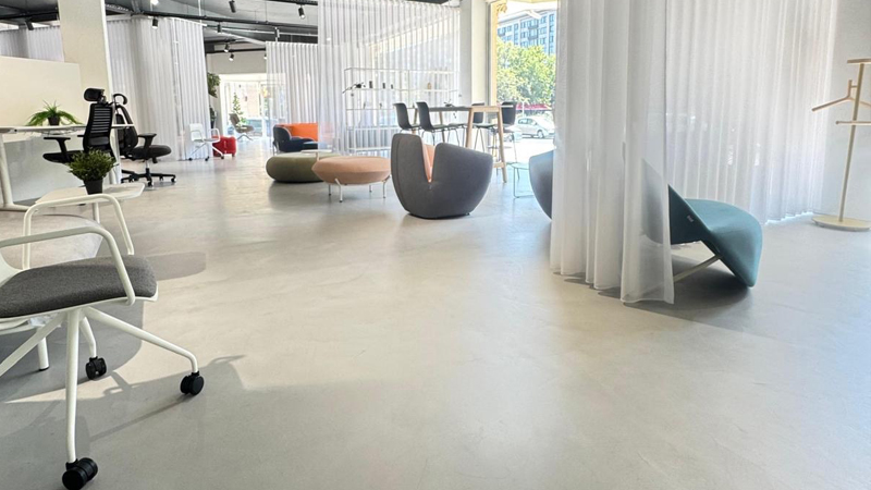 Microcement Floor Covering Installation in Istanbul