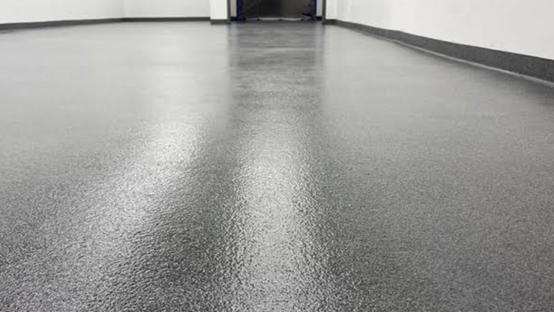 Sandy Polyurethane Floor Covering Installation in Istanbul