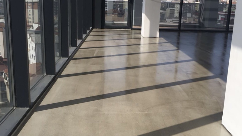 Micro Concrete Floor Covering Installation in Istanbul