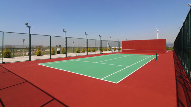 Kauçuk ve Akrilik Zemin